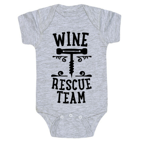 Wine Rescue Team Baby One-Piece