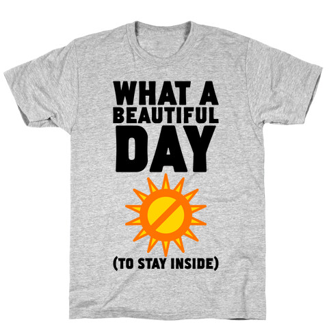 What A Beautiful Day (To Stay Inside) T-Shirt