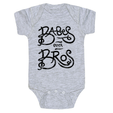 Babes Over Bros Baby One-Piece