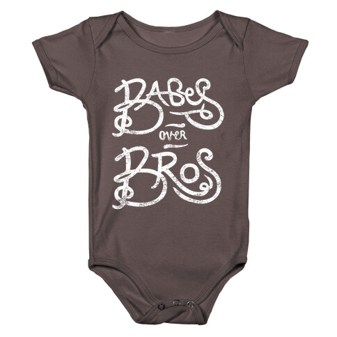 Babes Over Bros Baby One-Piece