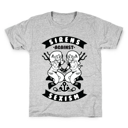 Sirens Against Sexism Kids T-Shirt