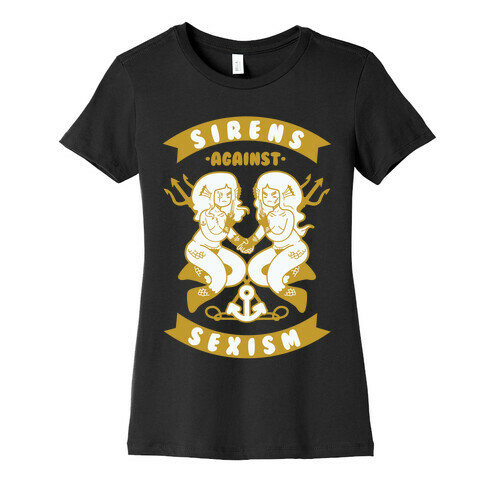 Sirens Against Sexism Womens T-Shirt