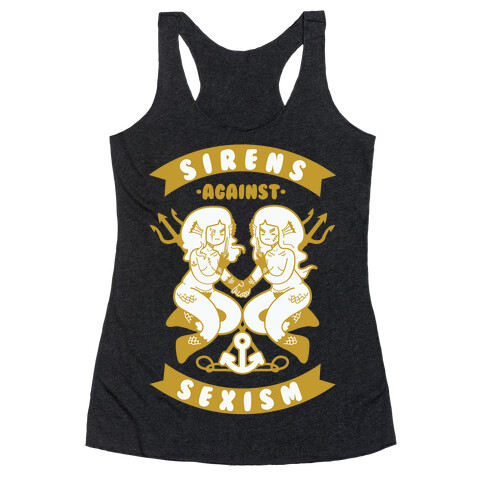 Sirens Against Sexism Racerback Tank Top