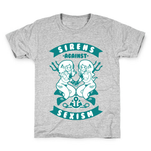 Sirens Against Sexism Kids T-Shirt