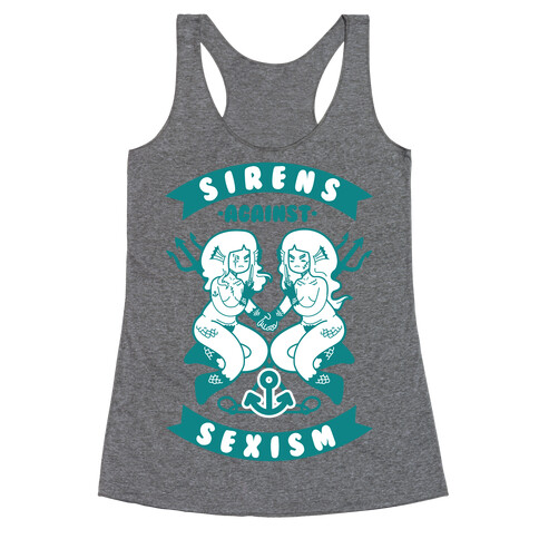 Sirens Against Sexism Racerback Tank Top