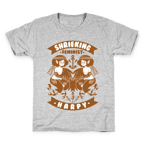 Shrieking Feminist Harpy Kids T-Shirt