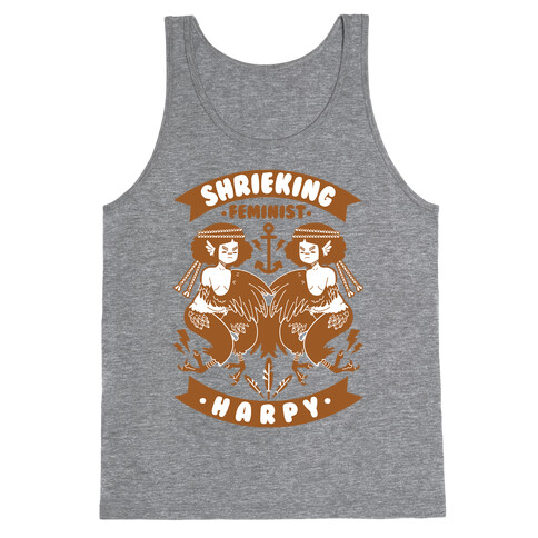 Shrieking Feminist Harpy Tank Top