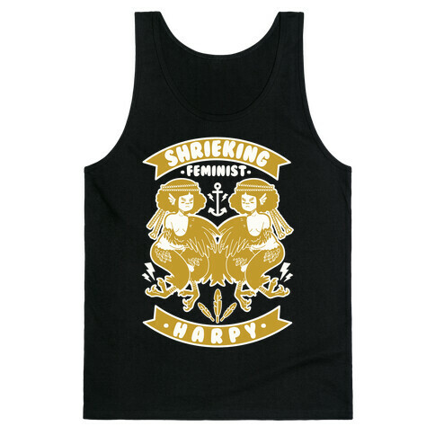 Shrieking Feminist Harpy Tank Top