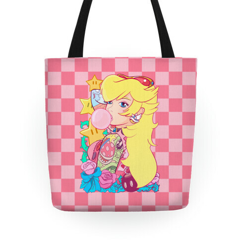 Punk Peach Parody Tote