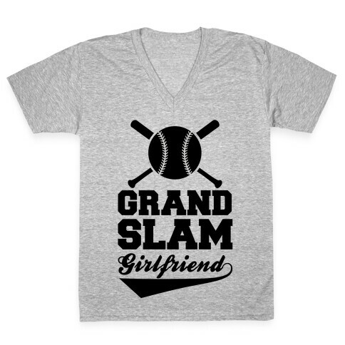 Grand Slam Girlfriend V-Neck Tee Shirt