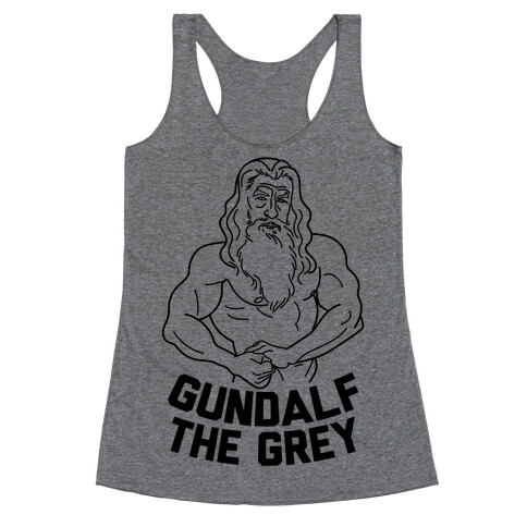 Gundalf The Grey Racerback Tank Top