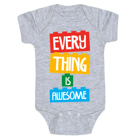 Everything is Awesome Baby One-Piece
