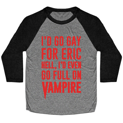 Gay Vampire Baseball Tee