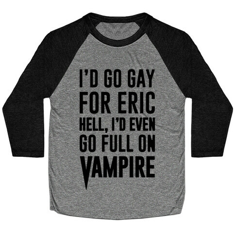 Gay Vampire Baseball Tee