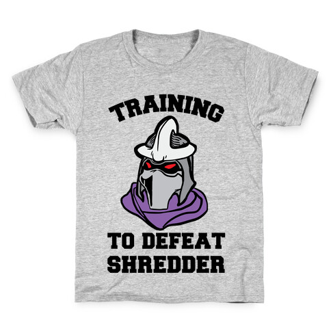 Training To Defeat Shredder Kids T-Shirt