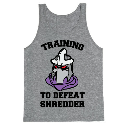 Training To Defeat Shredder Tank Top