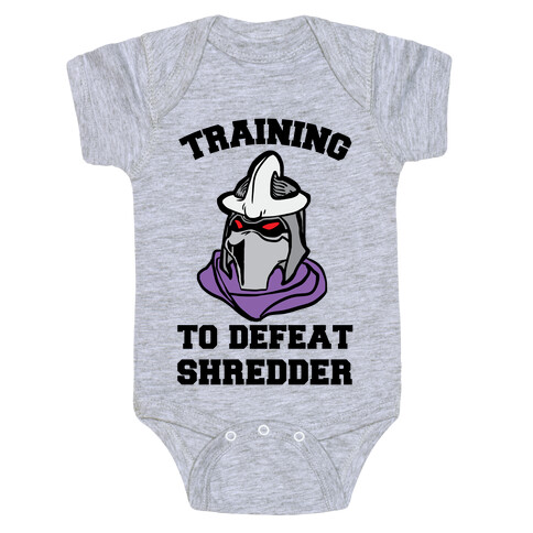 Training To Defeat Shredder Baby One-Piece