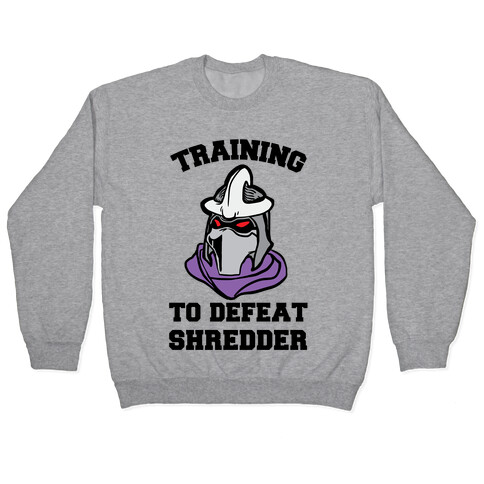 Training To Defeat Shredder Pullover
