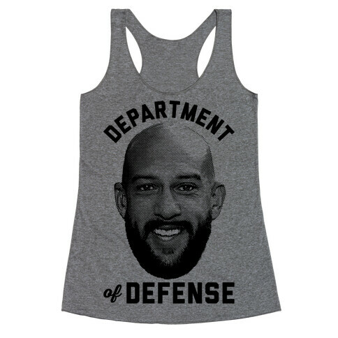 Department Of Defense Racerback Tank Top