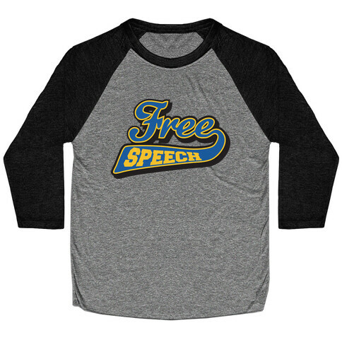 Free Speech Baseball Tee