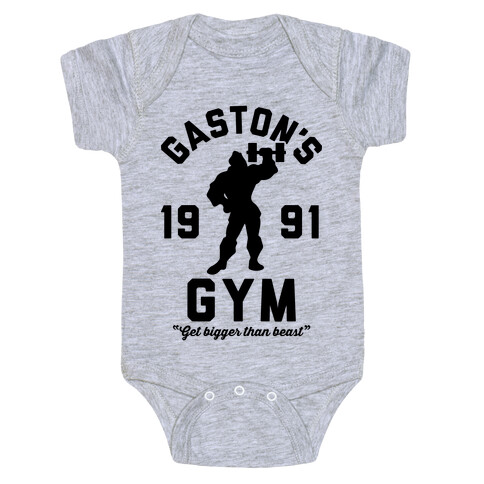 Gaston's Gym Baby One-Piece