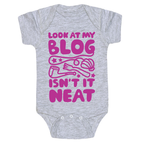 Mermaid Princess Blogger Baby One-Piece