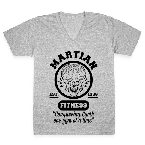 Martian Fitness V-Neck Tee Shirt