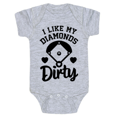 I Like My Diamonds Dirty Baby One-Piece