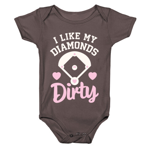 I Like My Diamonds Dirty Baby One-Piece