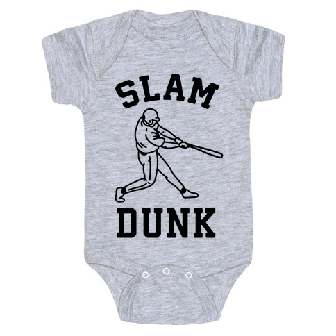 Slam Dunk Baseball Baby One-Piece