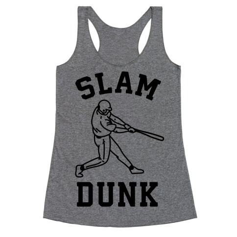 Slam Dunk Baseball Racerback Tank Top