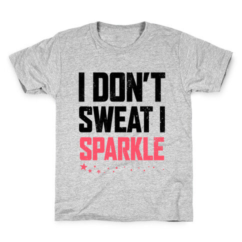 I Don't Sweat I Sparkle (Tank) Kids T-Shirt
