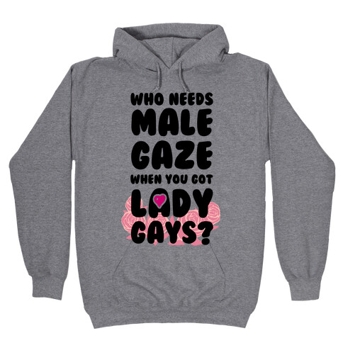 Who Needs Male Gaze When You Got Lady Gays? Hooded Sweatshirt