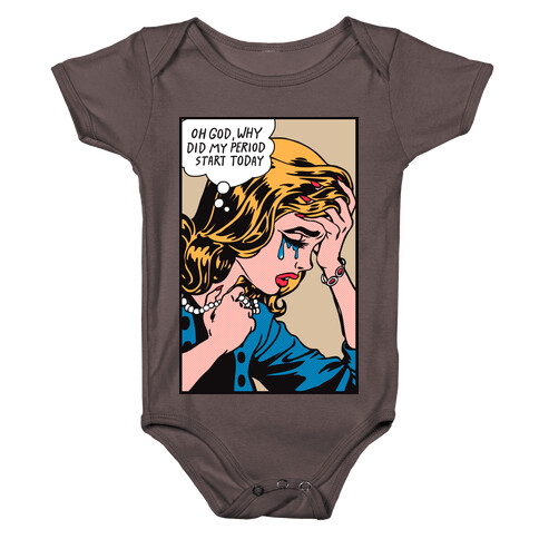 Lichtenstein Edition (Oh God Why Did My Period Start Today) Baby One-Piece