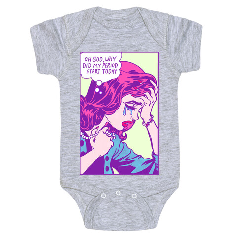 Lichtenstein Edition (Oh God Why Did My Period Start Today) Baby One-Piece