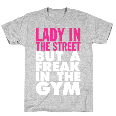 Lady In The Street, Freak In The Gym (Tank) T-Shirt