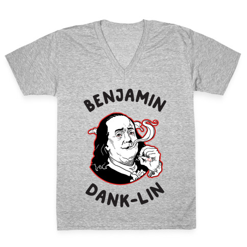 Benjamin Dank-lin V-Neck Tee Shirt