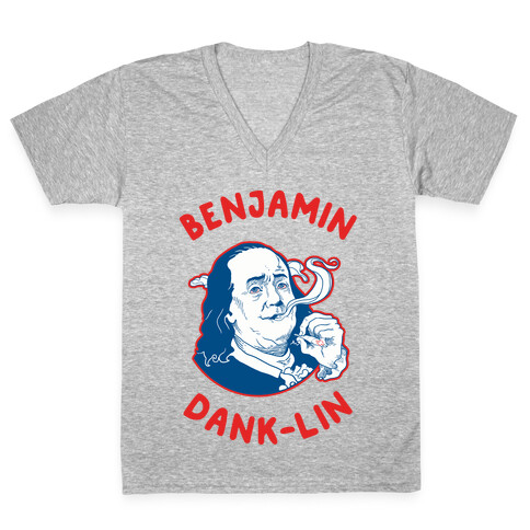 Benjamin Dank-lin V-Neck Tee Shirt