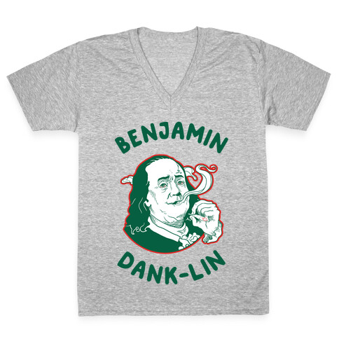 Benjamin Dank-lin V-Neck Tee Shirt