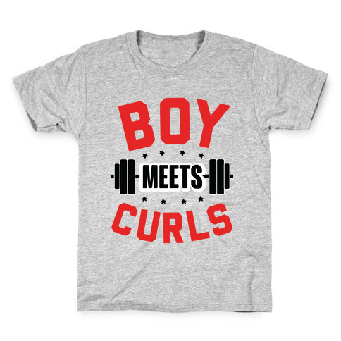 Boy Meets Curls Kids T-Shirt