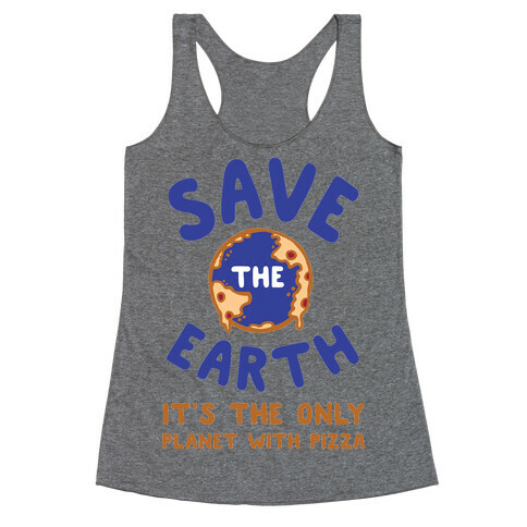 Save The Earth Racerback Tank Top
