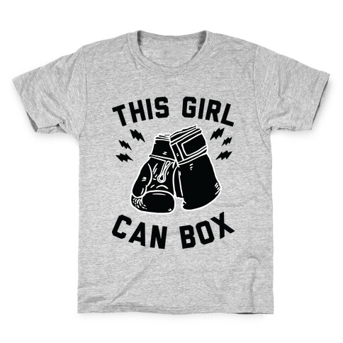 This Girl Can Box Kids T-Shirt