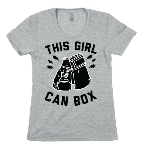 This Girl Can Box Womens T-Shirt