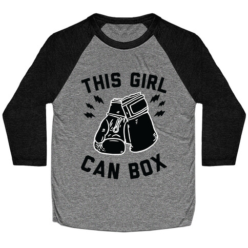 This Girl Can Box Baseball Tee