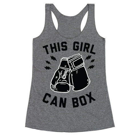 This Girl Can Box Racerback Tank Top