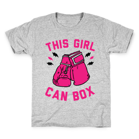 This Girl Can Box Kids T-Shirt