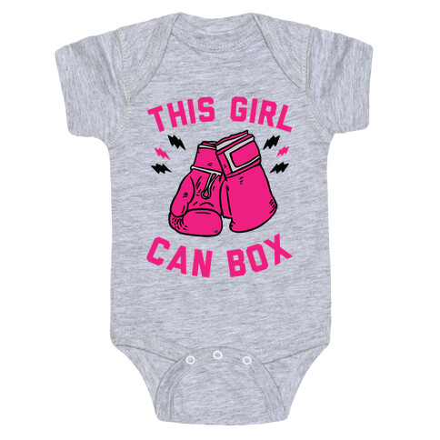 This Girl Can Box Baby One-Piece