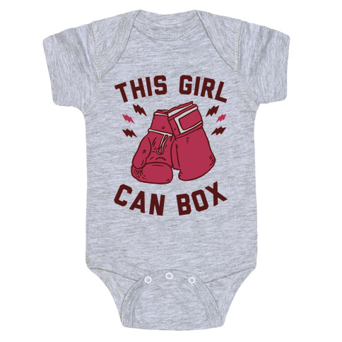 This Girl Can Box Baby One-Piece