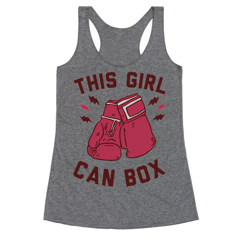 This Girl Can Box Racerback Tank Top