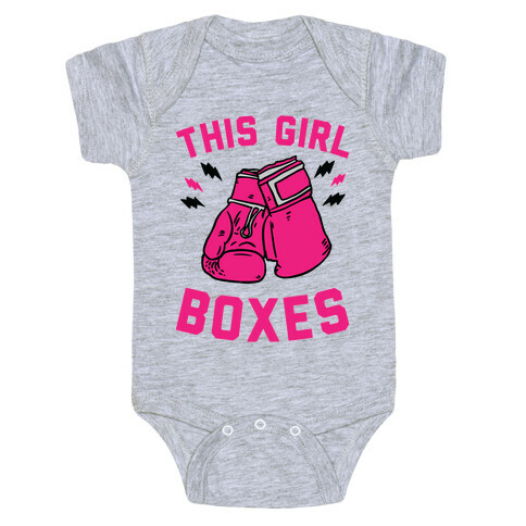 This Girl Boxes Baby One-Piece